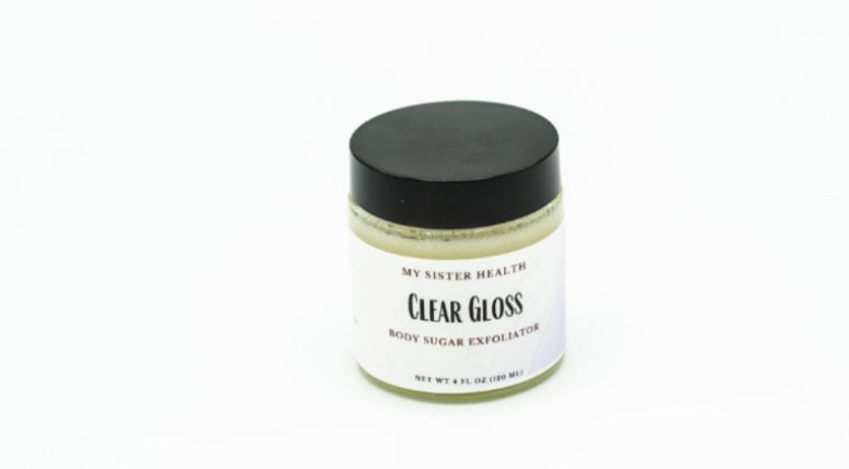 Clear Gloss Body Exfoliator Scrub